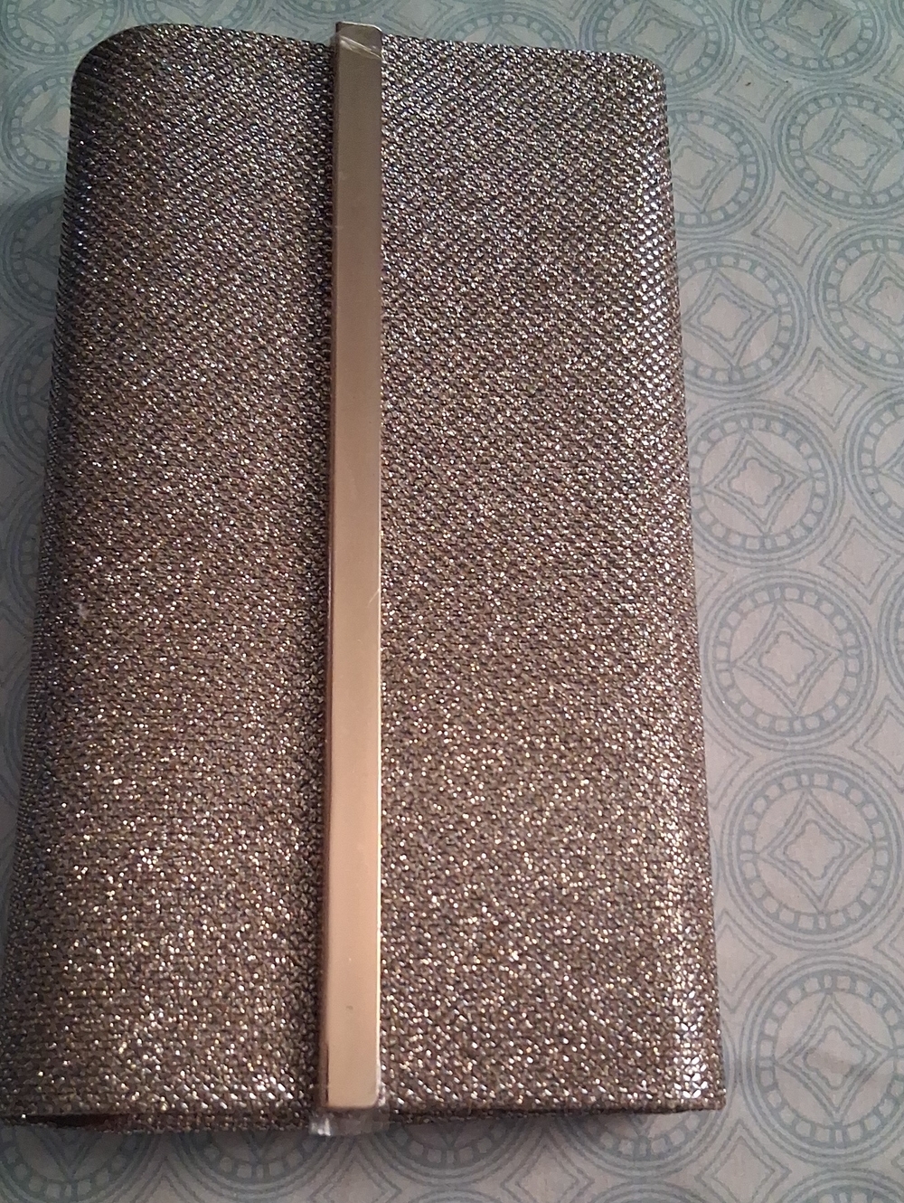 bareMinerals Metallic Gold Glitter Money Clip Wallet